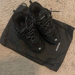 Balenciaga Men's Black Athletic Sneakers